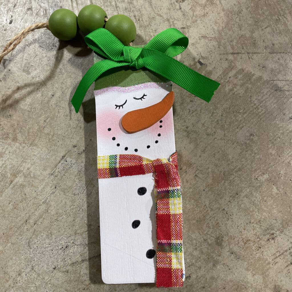 92399 WOOD WHIMSICAL ORNAMENT