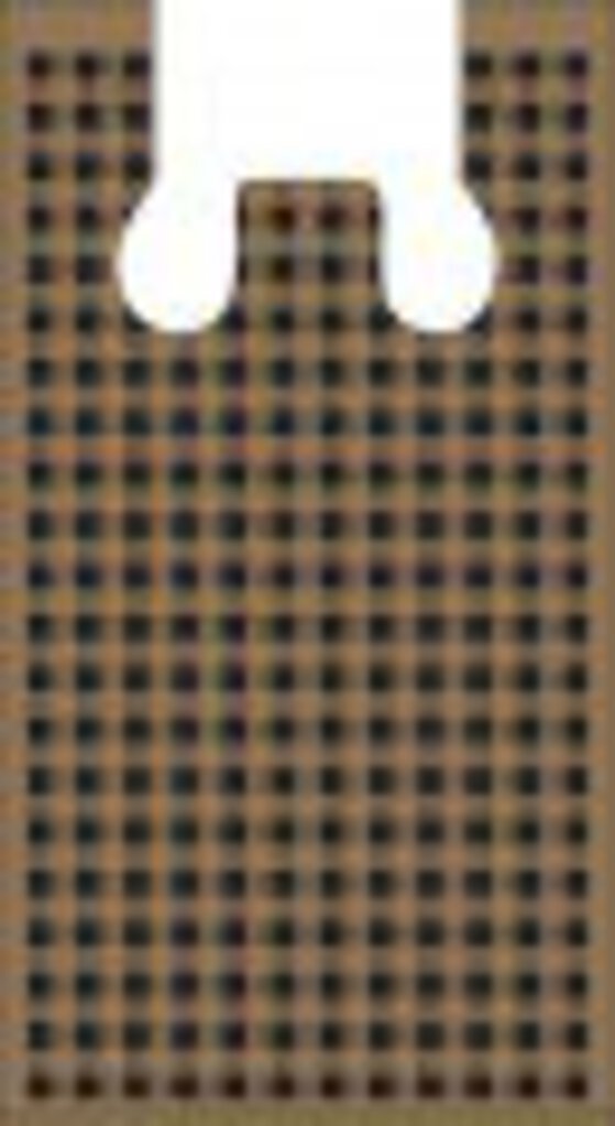 BAG- GINGHAM BLK MD 12x7x22 /100 BMG10004B04