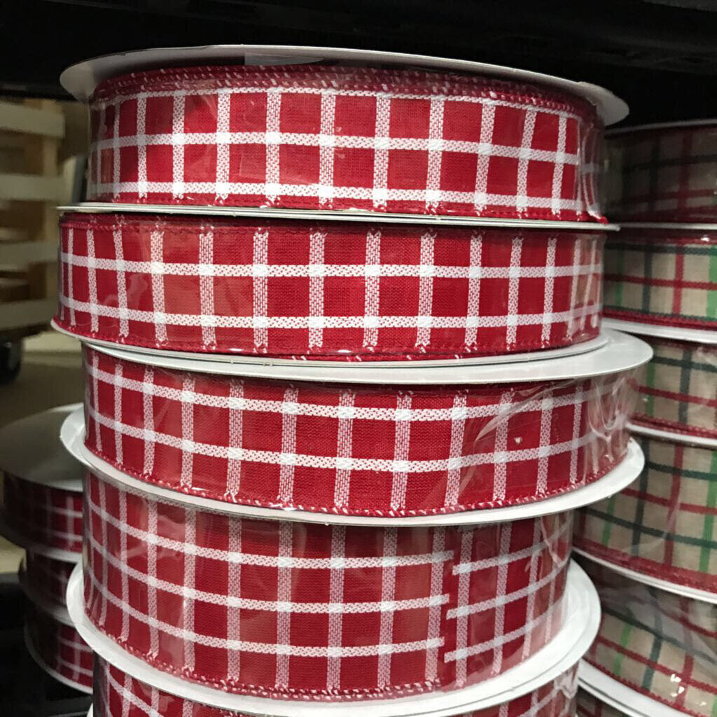 871-09-224 RED-WHT TRELLIS 9