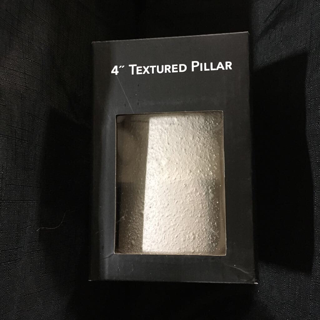 SUN-TCR4 Textured Cream 4" Pillar
