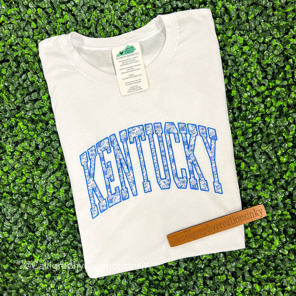 Blue Floral Kentucky Arch (S-2XL) cck