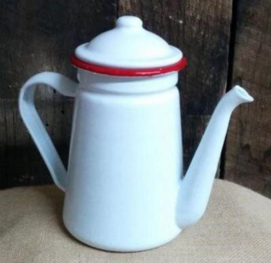 1020 COFFEE POT -RED