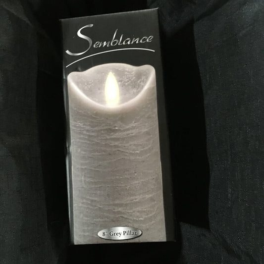 Semblence 8" Gray Candle SEM8GD