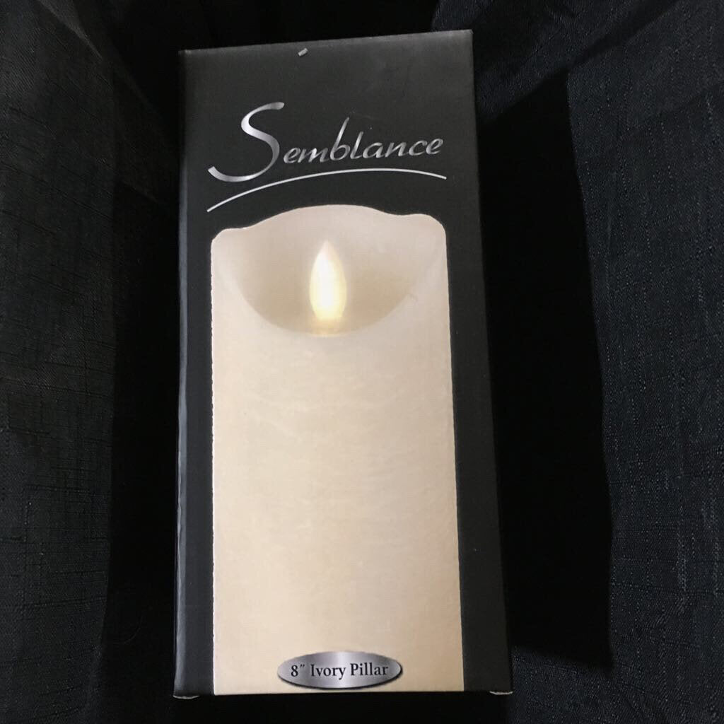 SEM 8ID Semblence 3" x 8" ivory Pillar