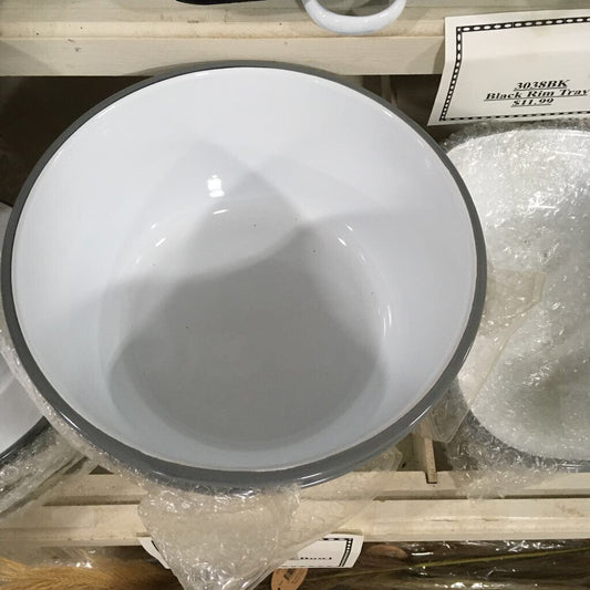 2053GR GRAY RIM MIXING BOWL