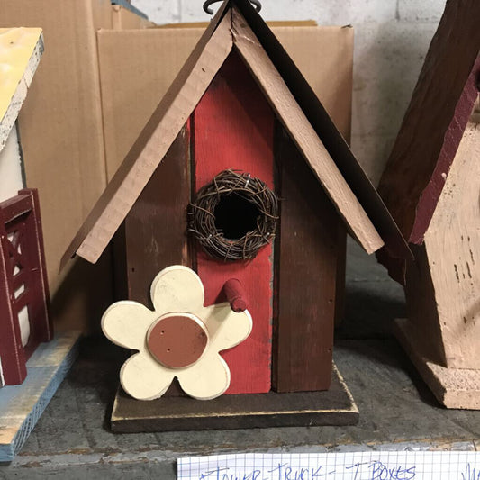 HT190011BUR 7.5"X5.5"X9.5"Birdhouse