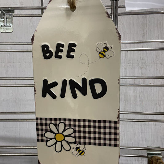 5856 Bee Kind Tag Sign