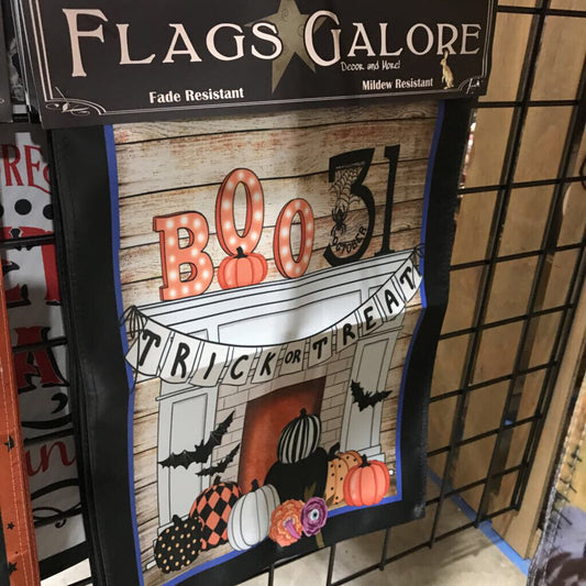 1551 Boo Trick Or Treat Fireplace FG 12x15