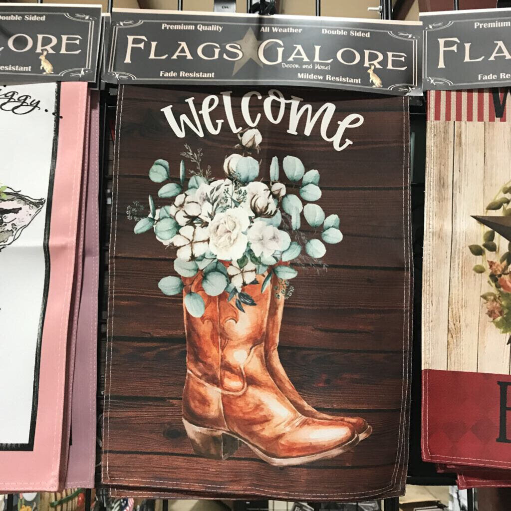 2324 Welcome Cowboy Books FG 12x15