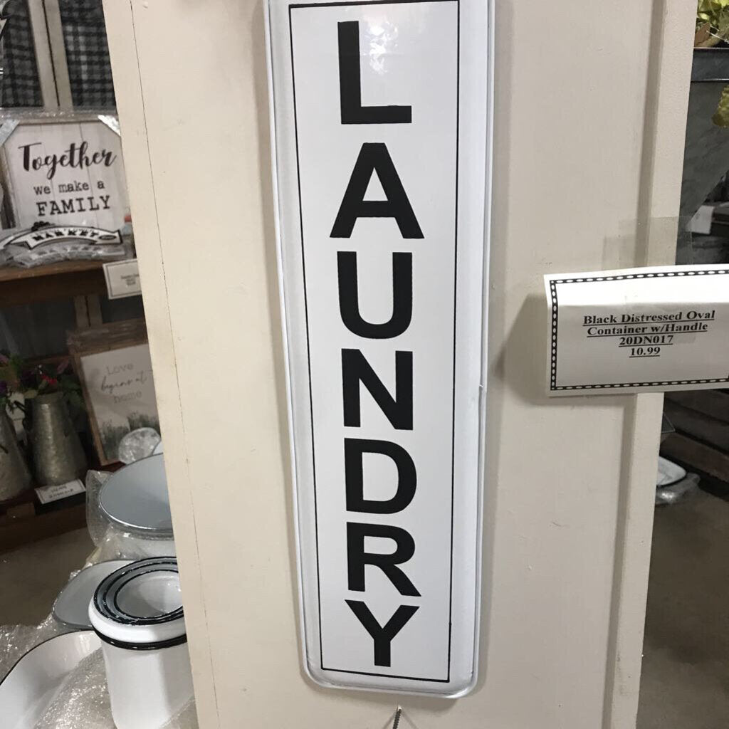 21NK014 METAL LAUNDRY SIGN