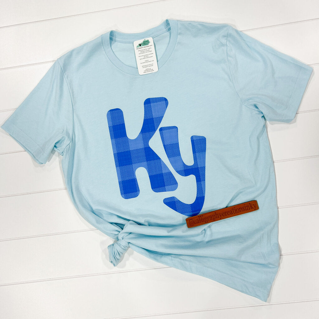Blue Gingham KY (S-2XL)