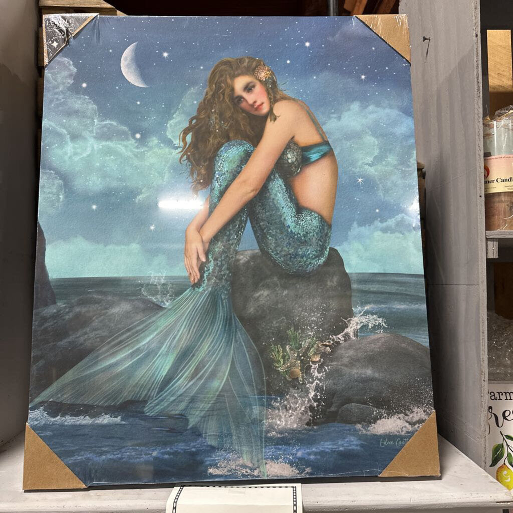 20012 Lighted Mermaid Canvas