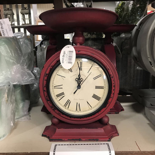 14A863 RED SCALE CLOCK