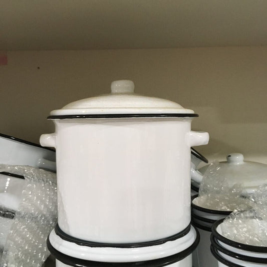 9060 BK BLK. ENAMELWARE STOCK POT